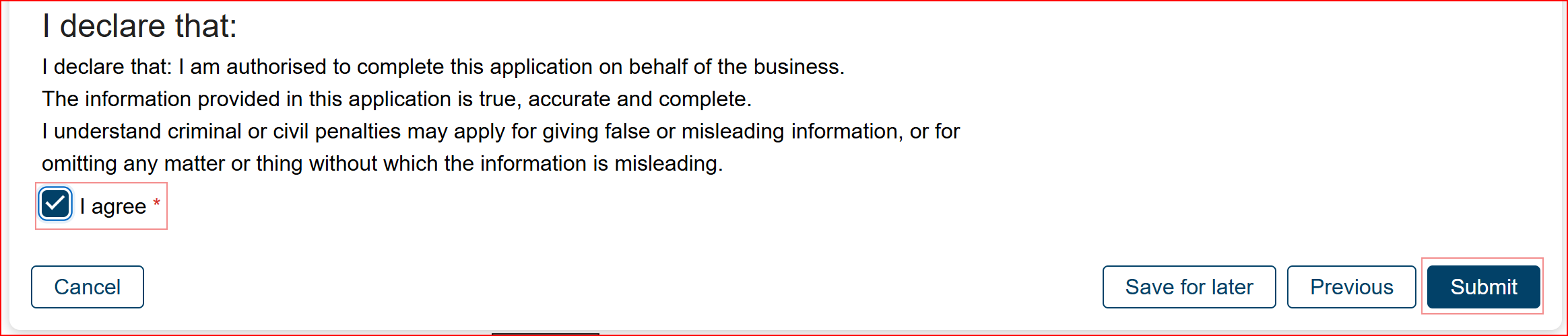 This screen outlines the DCE to VASP process. 