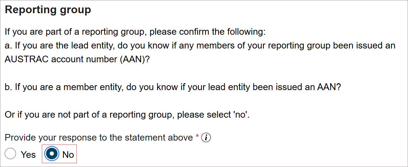 This screen shows how to search for information about the lead entity. 