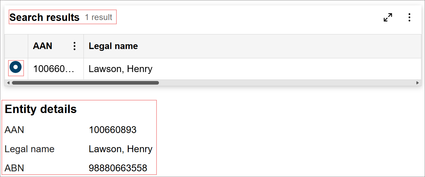 This screen asks you to provide member entities. 