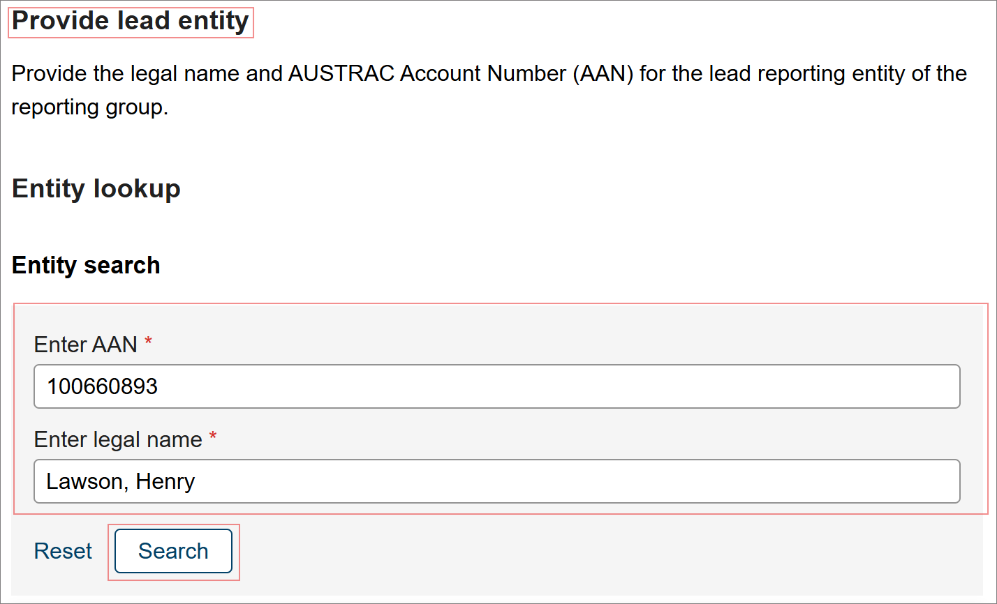 This screen asks you to answer ‘yes’ or ‘no’ if you are a member of a reporting group. 